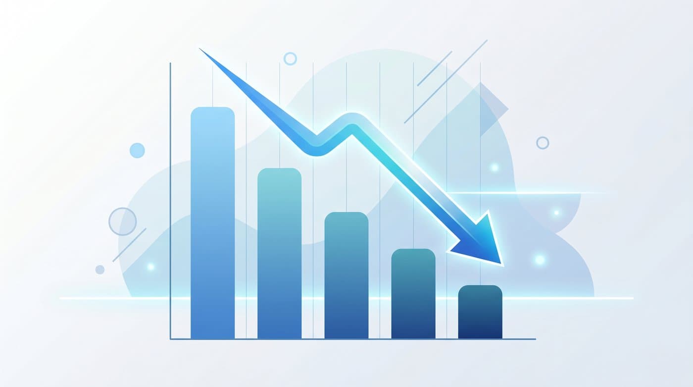 A chart showing returns falling when shoppers can preview fit