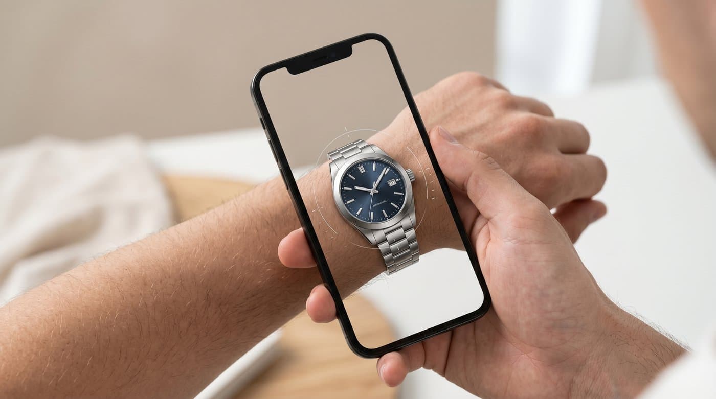 Probador virtual de relojes con IA: mira cualquier reloj en tu muñeca antes de comprar (2026)