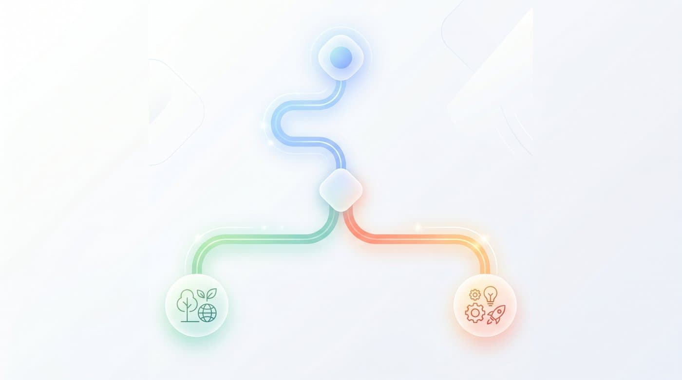A decision chart matching product categories to AI or AR try-on