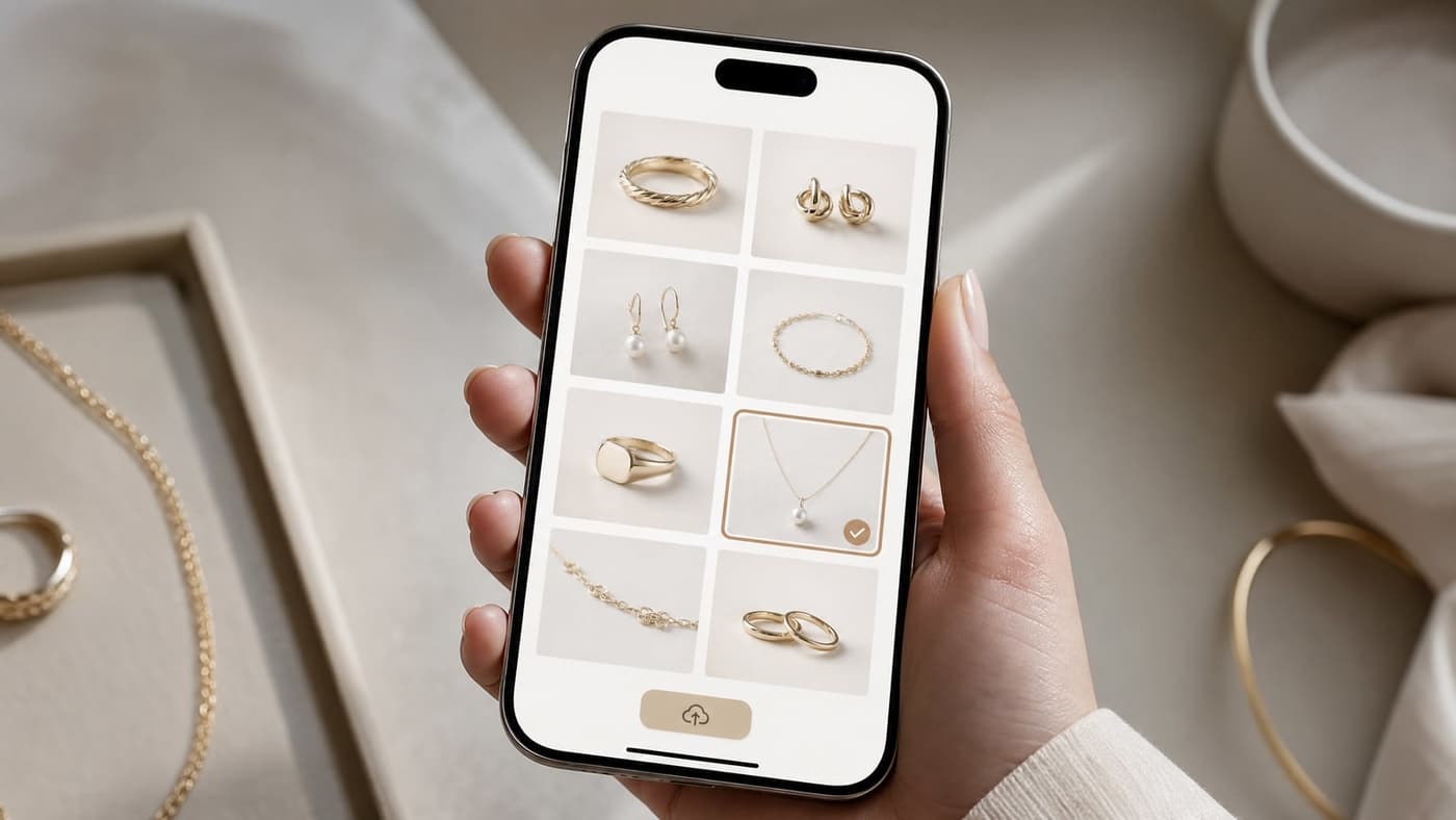 Upload your jewelry