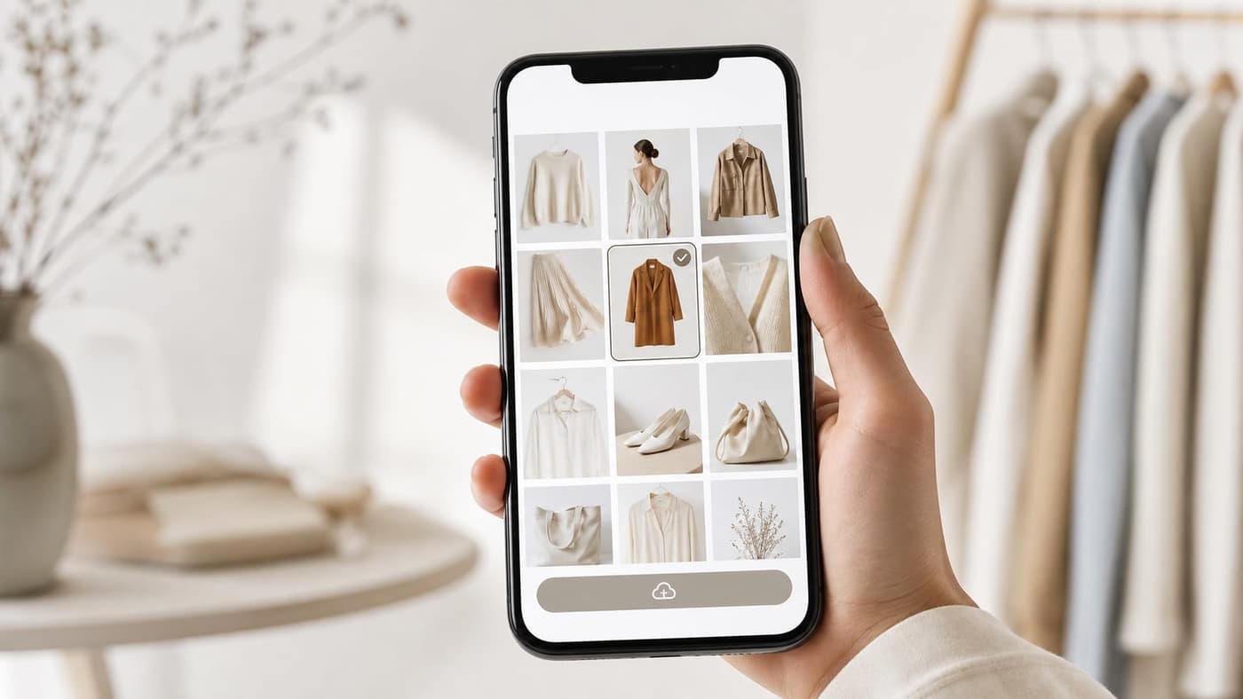 Upload your flat-lay garment photo